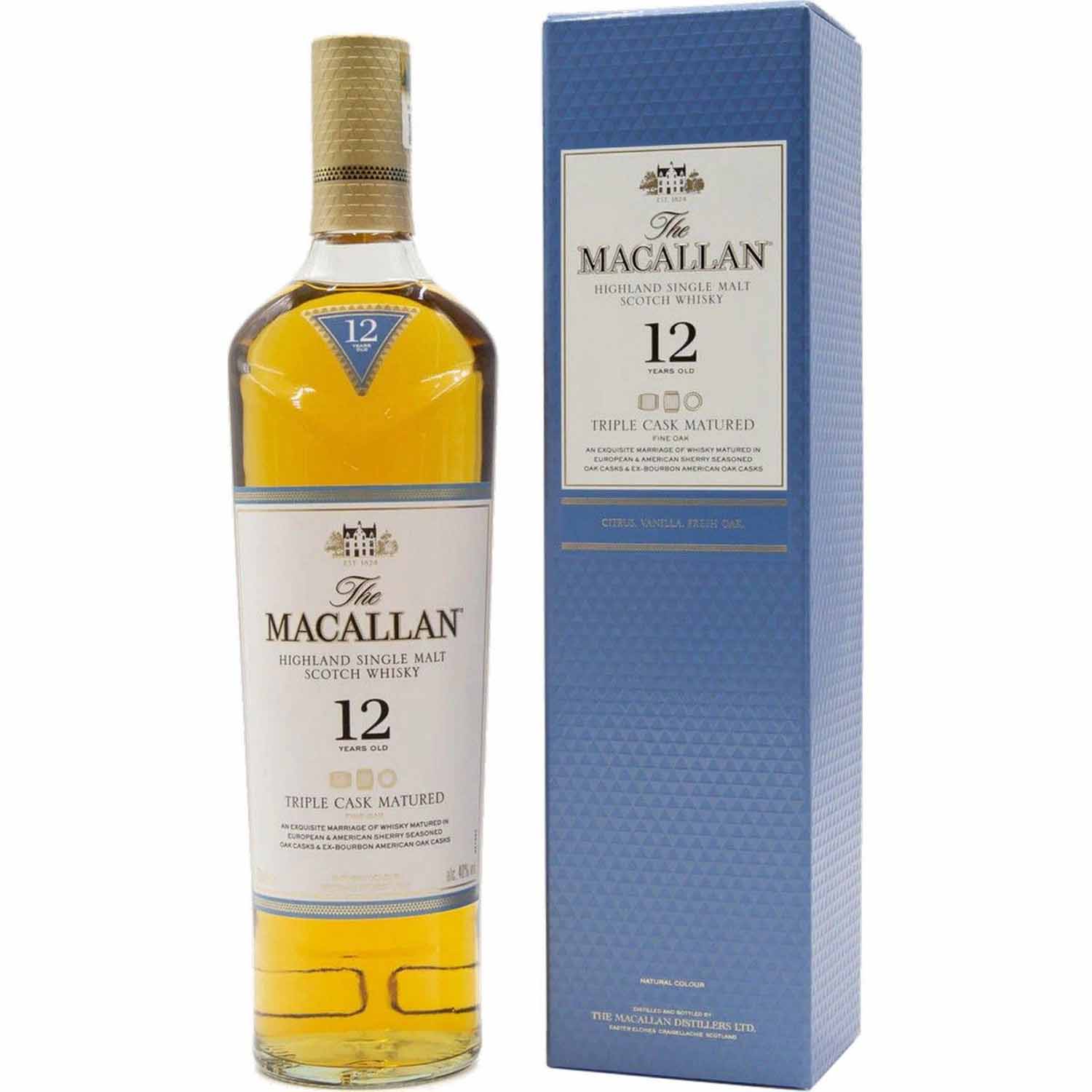 Macallan 12YO Triple Cask 70cl